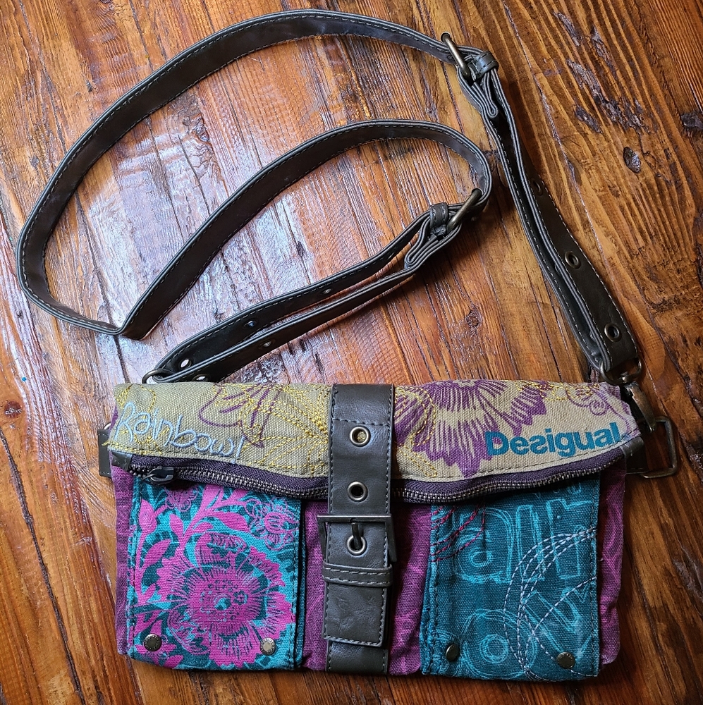Desigual Purse Bag Crossbody Travel Handbag Clutch Tote